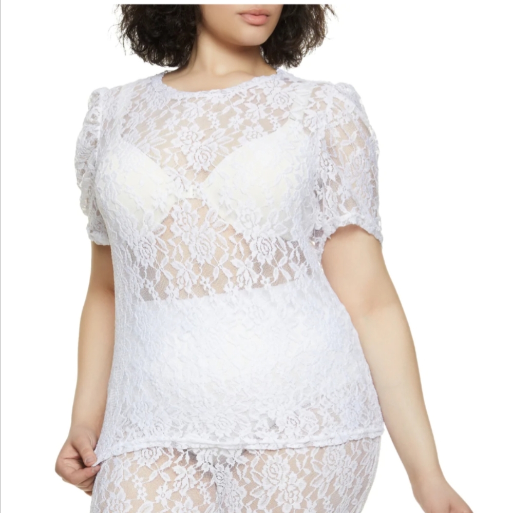 White Lace top